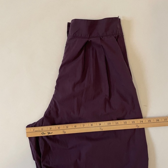 Rachel Comey Coxsone Wide Leg Crisp Cotton Pants Size 4 Purple Eggplant $479 - Picture 11 of 15